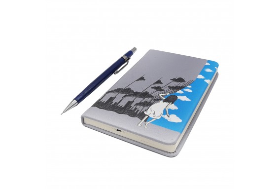 Ecological Curtain Printed Pocked Notebook