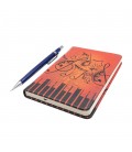 Music Notes Printed Pocked Notebook