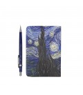Van Gogh Starry Night Printed Pocked Notebook