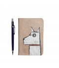 Dog Printed Pocked Notebook