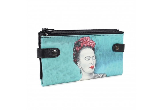 Frida Kahlo Printed Custom Design Wallet