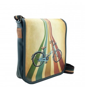Bike Printed Shoulder Bag