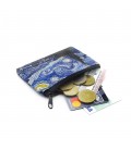 Van Gogh Starry Night Printed Visa & Coins Bag