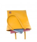 Pera Yellow Zippered Tote Bag