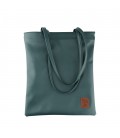 Pera Green Zippered Tote Bag